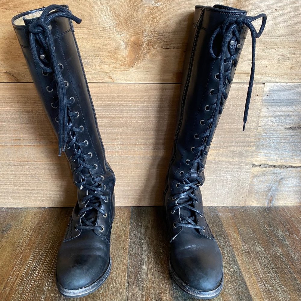Frye Melissa Boot tall black size 7